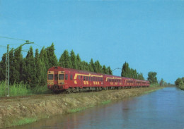 TREN TRANSPORTE Ferroviario Vintage Tarjeta Postal CPSM #PAA692.ES - Trains