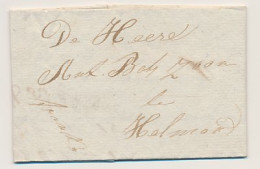 Gemert - Helmond 1834 - Begeleidingsbrief - ...-1852 Vorläufer