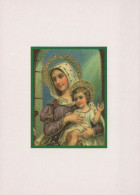 Vierge Marie Madone Bébé JÉSUS Religion Vintage Carte Postale CPSM #PBQ137.FR - Maagd Maria En Madonnas