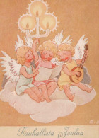 ANGE Noël Vintage Carte Postale CPSM #PBP305.FR - Anges
