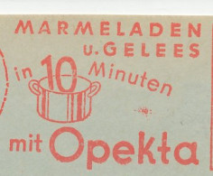 Meter Cut Germany 1963 Opekta - Marmalades - Jellies - Alimentación