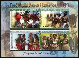 Papua-Neuguinea 2009 - Mi-Nr. Block 97 ** - MNH - Traditionelle Tänze - Papúa Nueva Guinea