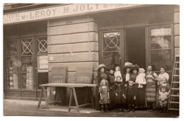 Maison Leroy & Joly. Fabrique De Bâches Et Tentes. Carte Photo Animée Non Située - Shops