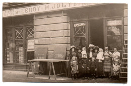 Maison Leroy & Joly. Fabrique De Bâches Et Tentes. Carte Photo Animée Non Située - Magasins