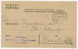 Dienst PTT Venraij - Maastricht 1926 - Watersnood Kiekjes - Zonder Classificatie