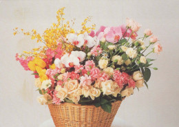 FLEURS Vintage Carte Postale CPSM #PAR747.FR - Blumen