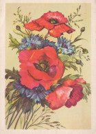 FLEURS Vintage Carte Postale CPSM #PAR206.FR - Blumen