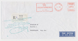 Registered Meter Cover France 1980 Agricultural Credit - Agricultura