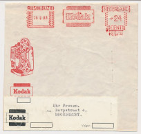 Illustrated Meter Address Label Netherlands 1963 Kodak - Photography / Film Products - Rijswijk - Photographie