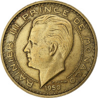 Monaco, Rainier III, 50 Francs, 1950, Paris, Cupro-Aluminium, TTB+ - 1922-1949 Louis II