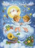 ENGEL WEIHNACHTSFERIEN Feiern & Feste Vintage Ansichtskarte Postkarte CPSM #PAH892.DE - Anges