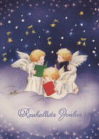 ENGEL WEIHNACHTSFERIEN Feiern & Feste Vintage Ansichtskarte Postkarte CPSM #PAH208.DE - Anges