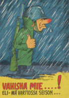 SOLDATI UMORISMO Militaria Vintage Cartolina CPSM #PBV848.IT - Humor