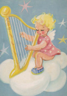 ANGELO Buon Anno Natale Vintage Cartolina CPSM #PAS714.IT - Anges