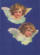 ANGELO Buon Anno Natale Vintage Cartolina CPSM #PAH961.IT - Anges