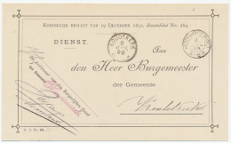 Kleinrondstempel Hazerswoude ( Rijnd:) 1896 - Zonder Classificatie