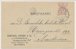 Firma Briefkaart Zutphen 1921 - Steenkolen - Zonder Classificatie