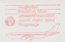 Meter Cut Germany 1983 Airport - Frankfurt Main - Airplanes