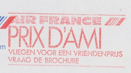 Meter Cover Netherlands 1988 Air France  - Vliegtuigen