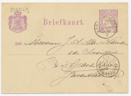 Naamstempel Dieren 1878 - Cartas & Documentos