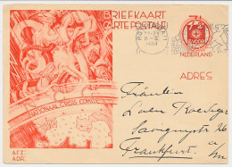 Briefkaart G. 235 Rotterdam - Duitsland 1933 - Material Postal