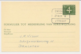 Treinblokstempel : Enschede - Utrecht H 1961 - Unclassified