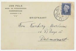 Firma Briefkaart Hazerswoude 1948 - Boom- Rozenkwekerij - Sin Clasificación