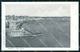 Taranto Città Panorama Città Vecchia Barche Cartolina RT3455 - Taranto