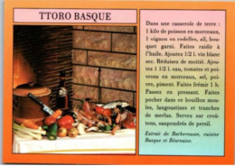 TTORO. . -  Recettes De Cuisine Pays Basque.  - CPM - Voir Scannes Recto-Verso - Recetas De Cocina