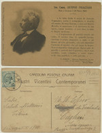 ILLUSTRI VICENTINI -ANTONIO FOGAZZARO POETA SCRITTORE 1910 - Vicenza