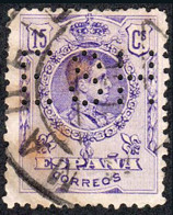 Madrid - Perforado - Edi O 270 - "ESH" (Banco) - Oblitérés