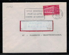 YT 1598 SSL/ LE MANS 8/5/1969 FAG SOYEZ GENEREUX POUR LA LUTTE CONTRE LE CANCER - Ziekte