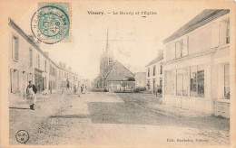 Vimory * Rue , Le Bourg Et L'église * Villageois - Other & Unclassified