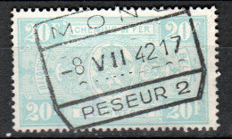 BELGIE - BELGIQUE : TR 256 (0) - 1941 – Gestempeld Oblitéré – MONS PESEUR - Usados