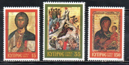 CYPRUS CIPRUS CIPRO 1979 CHRISTMAS NATALE NOEL WEIHNACHTEN NAVIDAD COMPLETE SET SERIE COMPLETA MNH - Nuevos