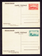 FRANCE ENTIERS - 2 CP EXPO INTERNATIONALE DE NEW YORK NEUVES - ENTIERS 426 CP1 ET 299 CP1 - Standard Postcards & Stamped On Demand (before 1995)