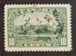 CANADA YT 177 OBLITERE " CHATEAU DE WINDSOR" ANNÉE 1935 - Used Stamps