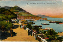 Algeria:  Postcard: Oran, Promenade De Letang Et Le Port - PC49 - Oran