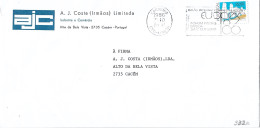 Portugal Cover EUROPEX'86 Slogan Cancel - Storia Postale