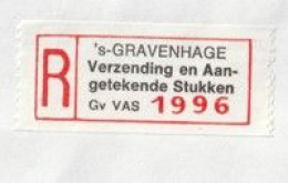 NL Aangetekend R 's-Gravenhage Verzending En Aangetekende Stukken Belangen Behartiging Schildersbedrijven Rijswijk 17-2- - Poststempels/ Marcofilie