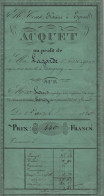 Lot De 5 Actes D'acquet De 1840 à 1855 - Epinal - Manuscrits