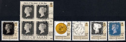 Man(Eiland) Mi 431,436 Postzegels 150 Jaar Gestempeld - Isle Of Man