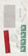 Durch Eilboten EXPRES Vechta 4-4-1977 Bremen Flughaven 4-4-1977 - R- & V- Labels