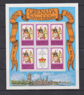 GRENADA 1977 MNH 5 Blocks 822-826 Silver Jubilee ** MNH - Case Reali