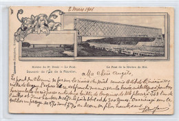 La Réunion - Rivière De St-Denis - Le Pont - Le Pont Et La Rivière Du Mât - CARTE PRÉCURSEUR Voir Timbre Et Oblitération - Autres & Non Classés