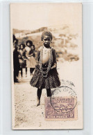 Papua New Guinea - Native Girl With Necklaces - REAL PHOTO - Publ. Unknown (Koda - Papua Nuova Guinea