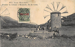 Crete - Limnai Windmill In Mirabello - Publ.Perakis 210. - Greece