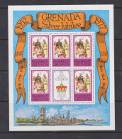 GRENADA 1977 MNH 5 Blocks 822-826 Silver Jubilee ** MNH - Grenada (1974-...)