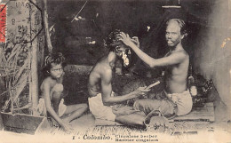 Sri Lanka - COLOMBO - Cingalese Barbers - SEE SCANS FOR CONDITION - Publ. Unknown  - Sri Lanka (Ceylon)