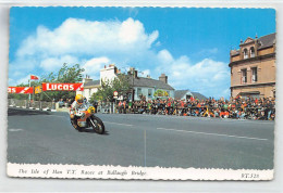 Isle Of Man - The T.T. Motorcycle Races At Ballaugh Bridge - Publ. Bamforth & Co - Isla De Man